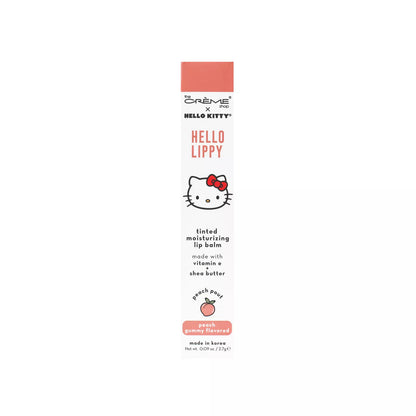 [The Crème Shop] Hello Kitty | Hello Lippy Moisturizing Tinted Lip Balm (Peach Pout)