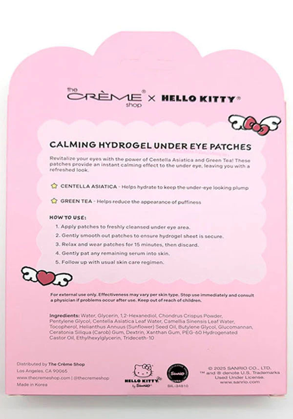 [The Crème Shop] Hello Kitty | Calming Under Eye Patches (3 Pack)