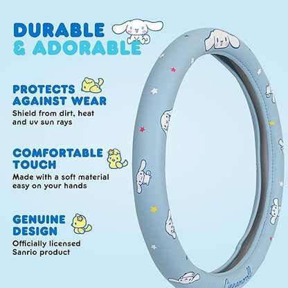 Carbella Cinnamoroll Steering Wheel Cover - Blue