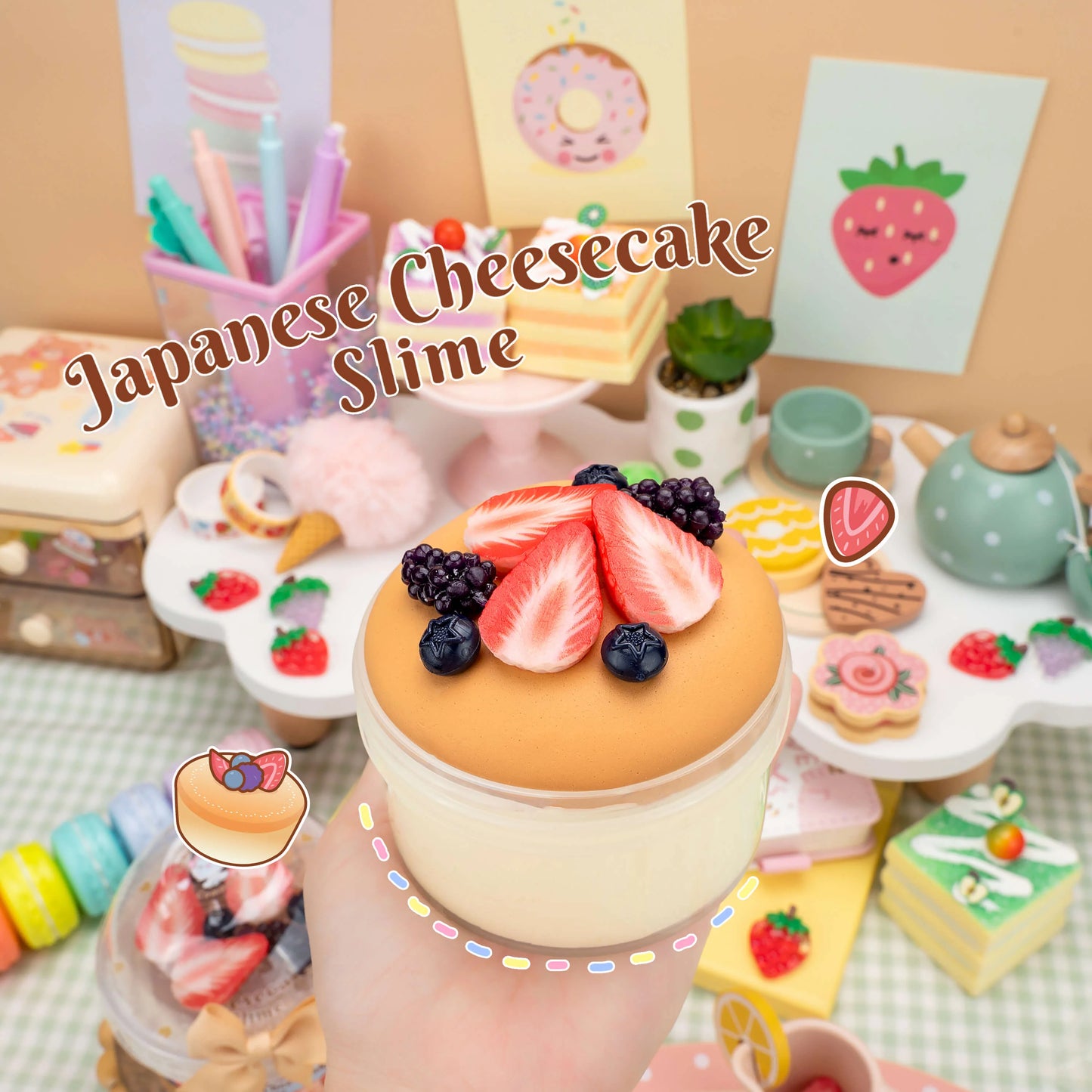 Japanese Cheesecake Butter Signature Dome™ Slime