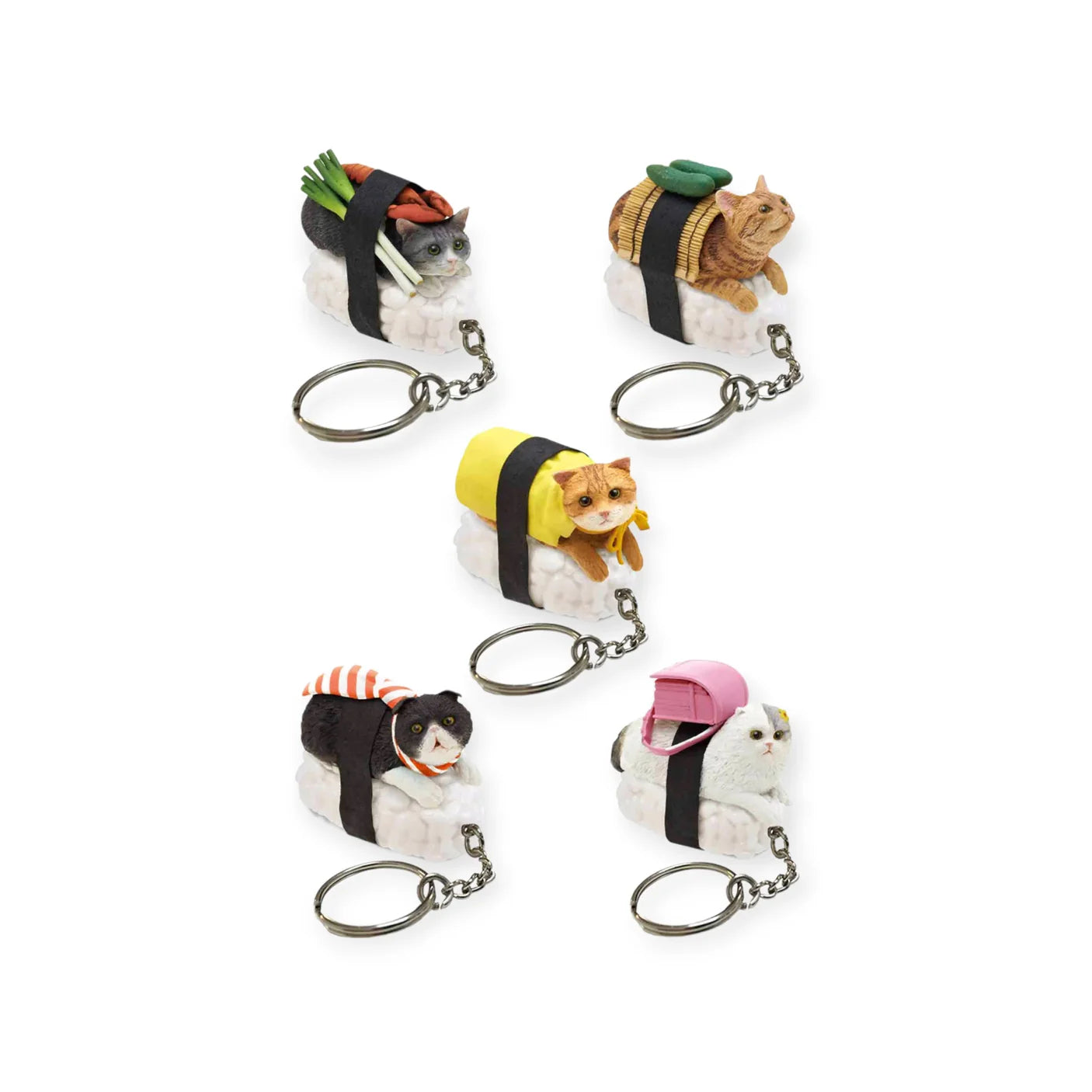 Sushi Cat (Nekozushi) Keyring Blind Box Version 1