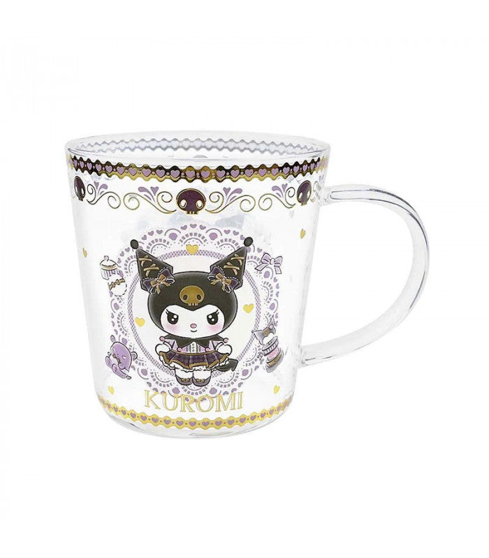 Kuromi Glass & Saucer Set