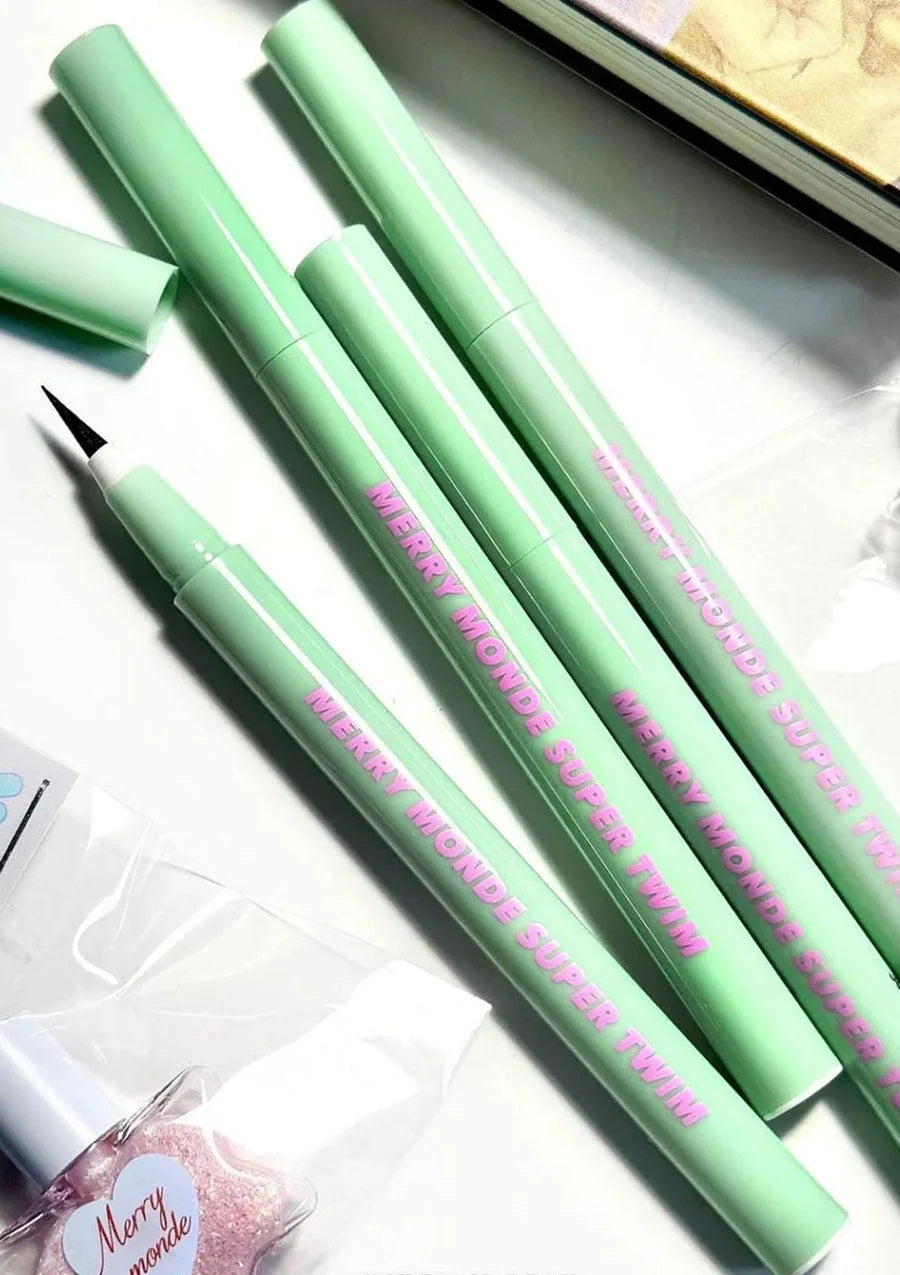 [Merrymonde] Super Twim Pen Eyeliner (01 Vivid Black)