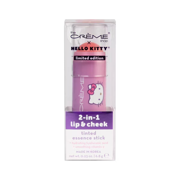 [The Crème Shop] Hello Kitty | 2-in-1 Lip and Cheek Tinted Essence Stick (Pretty Bow)