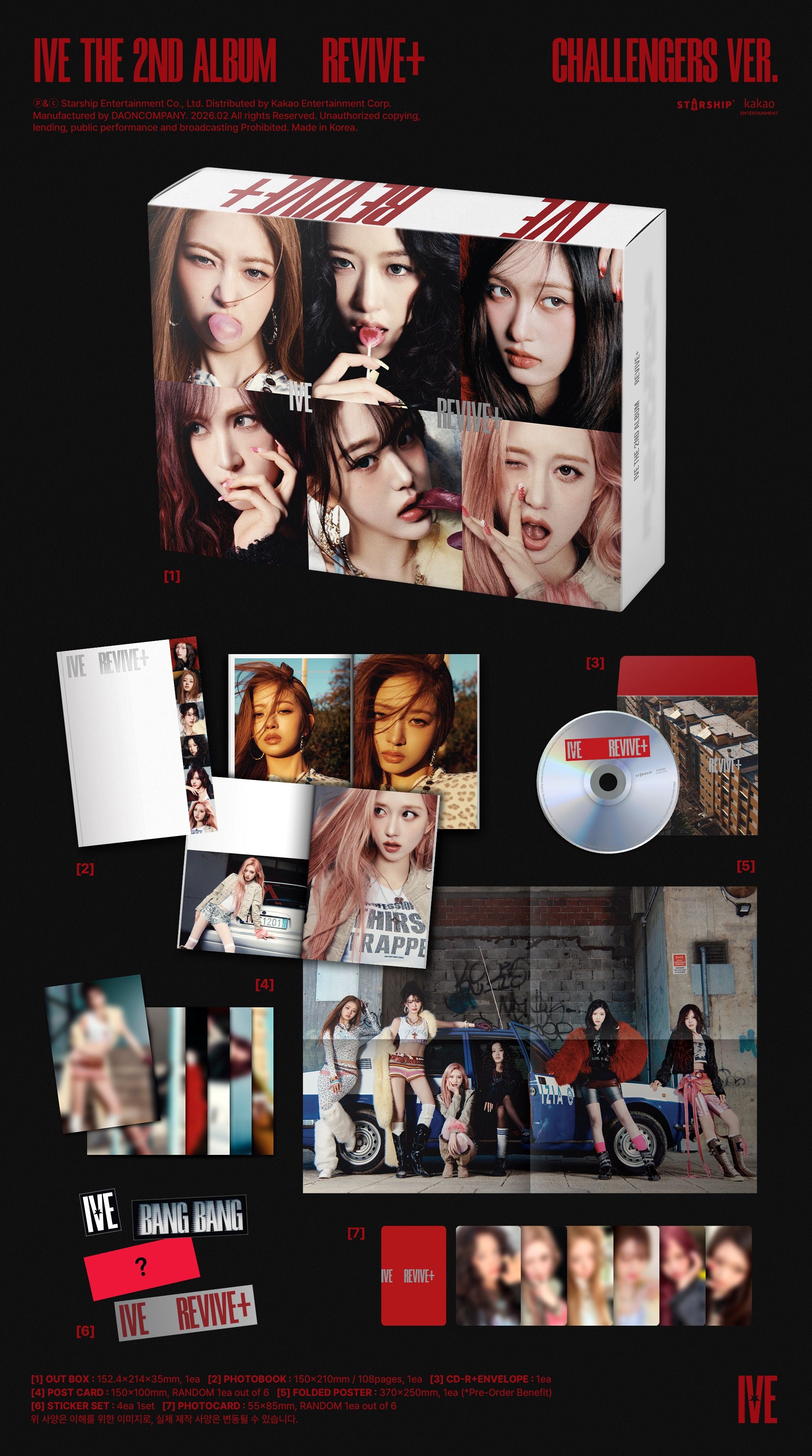 IVE 아이브 REVIVE+ 4/11 オフイベ 東京 全員 IVE] REVIVE+ (BANGERS ver./ CHALLENGERS ver.) – TeeHeeKorea