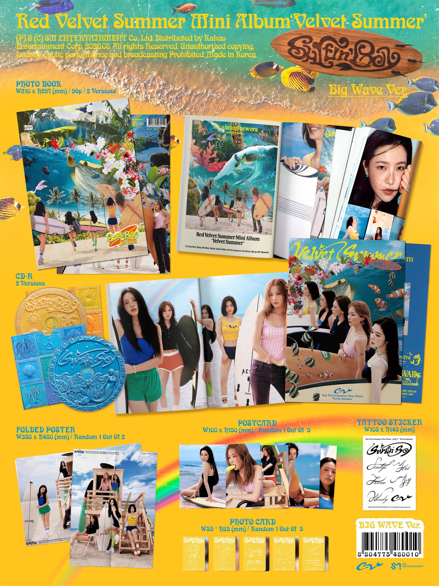 [Red Velvet] Velvet Summer (Big Wave Ver.)