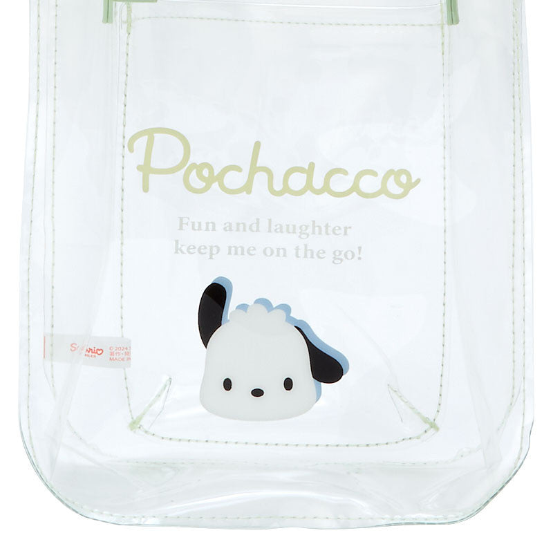 Clear Handbag with Shoulder Strap Pochacco Sanrio