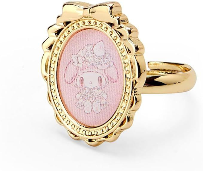 Sanrio Ring & Case My Melody (White Strawberry Tea Time)