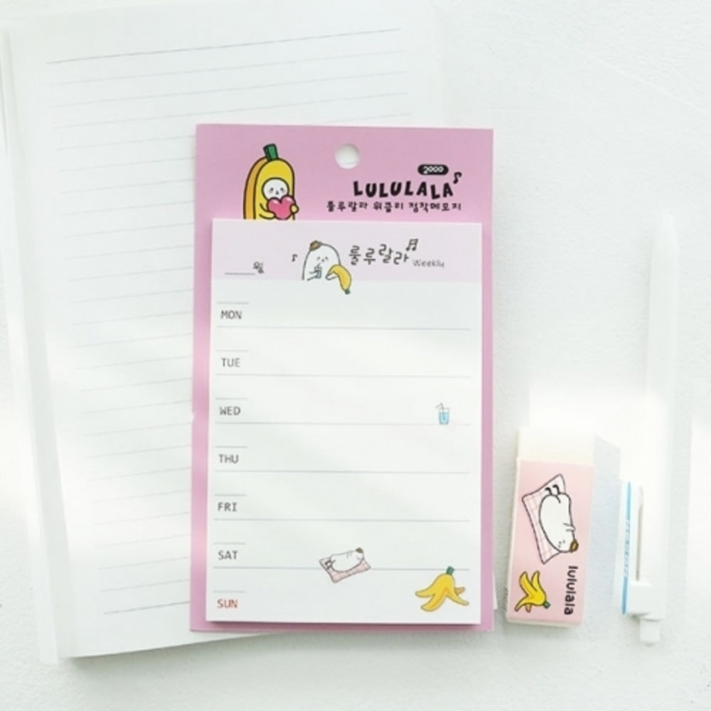 Lululala Weekly Sticky Notes