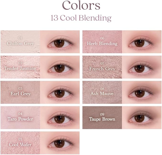 [Dasique] Shadow Palette (13 Cool Blending)