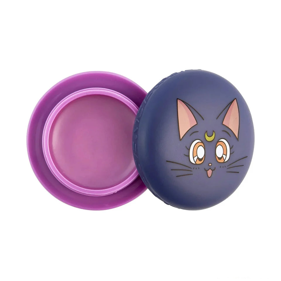 [The Crème Shop] Sailor Moon Luna | Macaron Lip Balm (Mix Berry)
