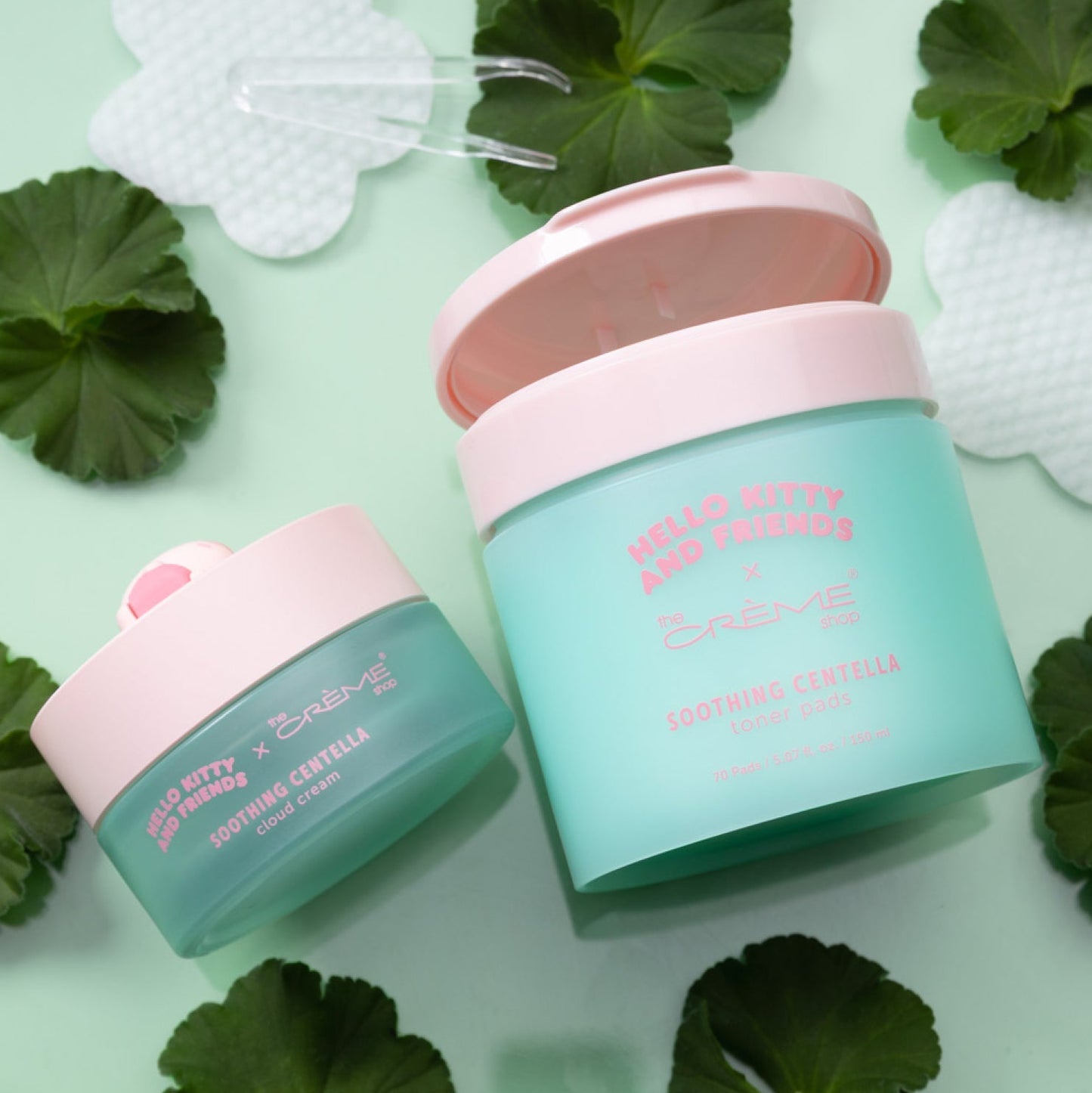 [The Crème Shop] Hello Kitty | Soothing Centella Smooth Toner Pads