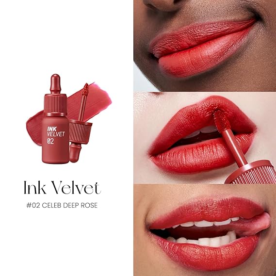[Peripera] Ink Velvet Lip Tint (02 Celeb Deep Rose)