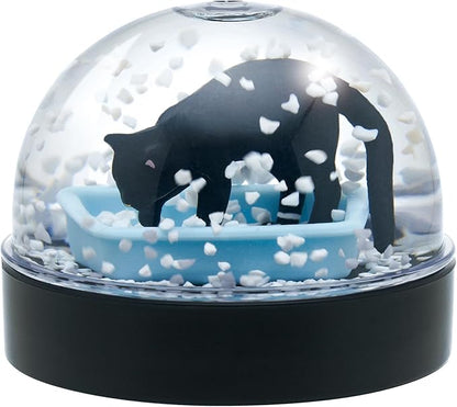 Clever Idiots Inc. Cat Litter Snow Globe 1Pc Random Blind Box