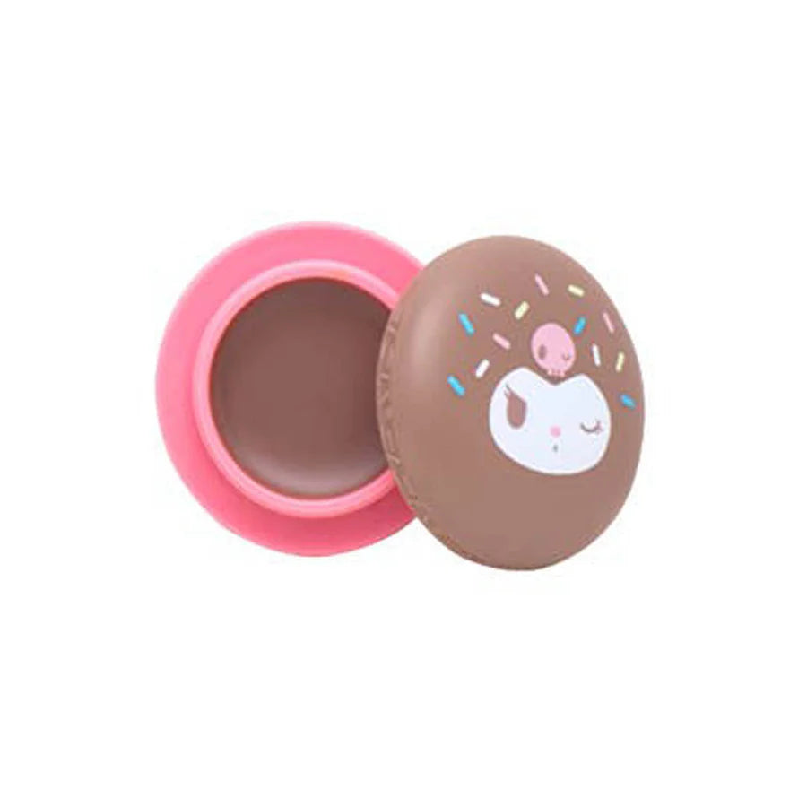 [The Crème Shop] Kuromi | Macaron Lip Balm (Chocolate Strawberry)