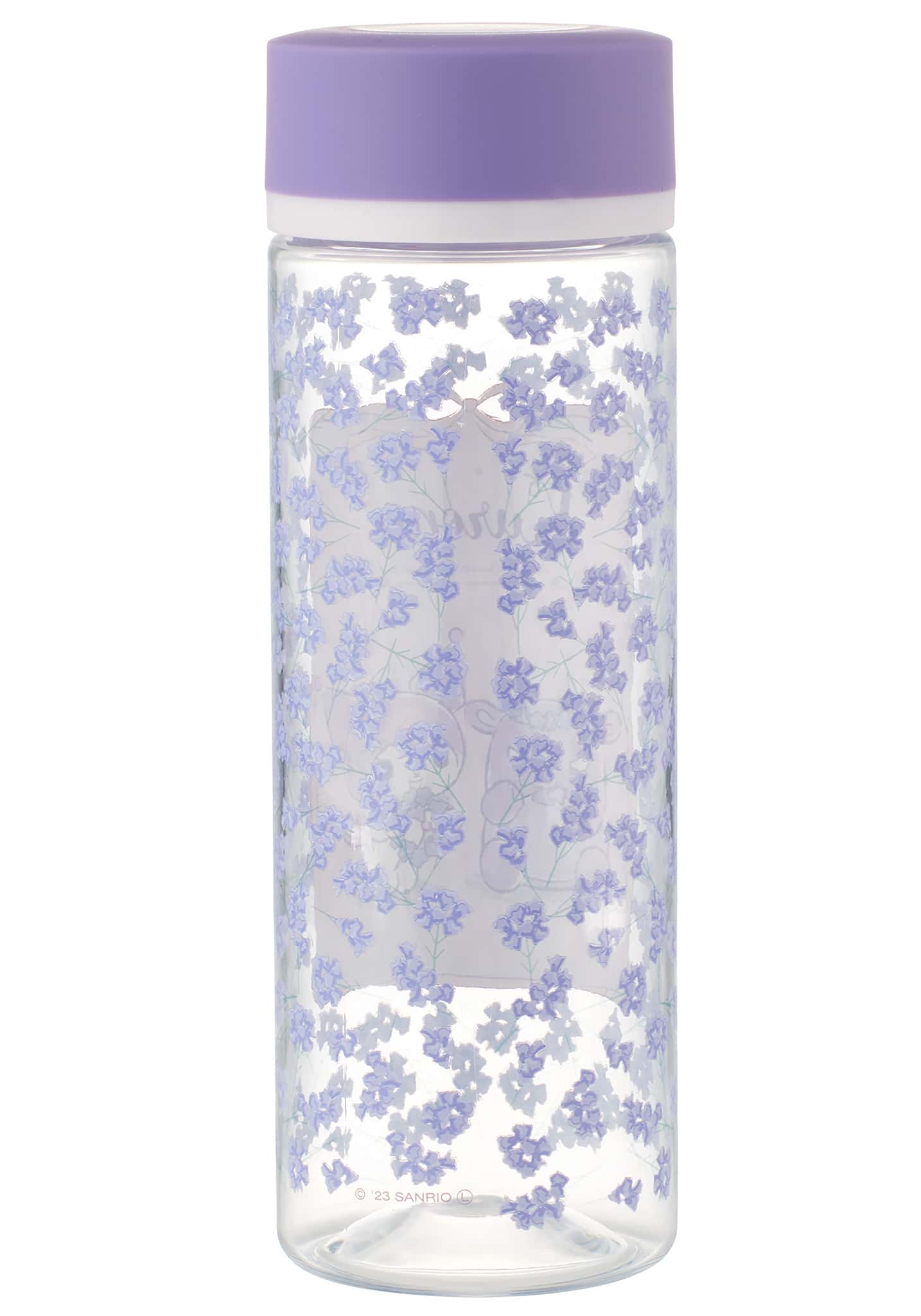 Kuromi Water Bottle 13.53oz (Floral Wreath)