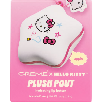 [The Crème Shop] Hello Kitty | Plush Pout Lip Butter (Apple)
