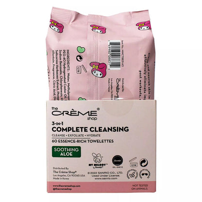 [The Crème Shop] My Melody Cleansing Towelettes 60CT (Smoothing Aloe)
