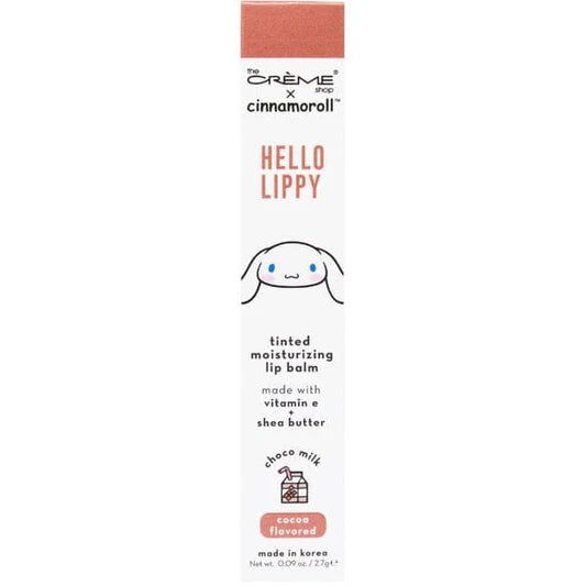 [The Crème Shop] Cinnamoroll | Hello Lippy Moisturizing Tinted Lip Balm (Cocoa Flavored)