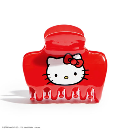 Hello Kitty x Kitsch Recycled Puffy Claw Clip- Kitty Face
