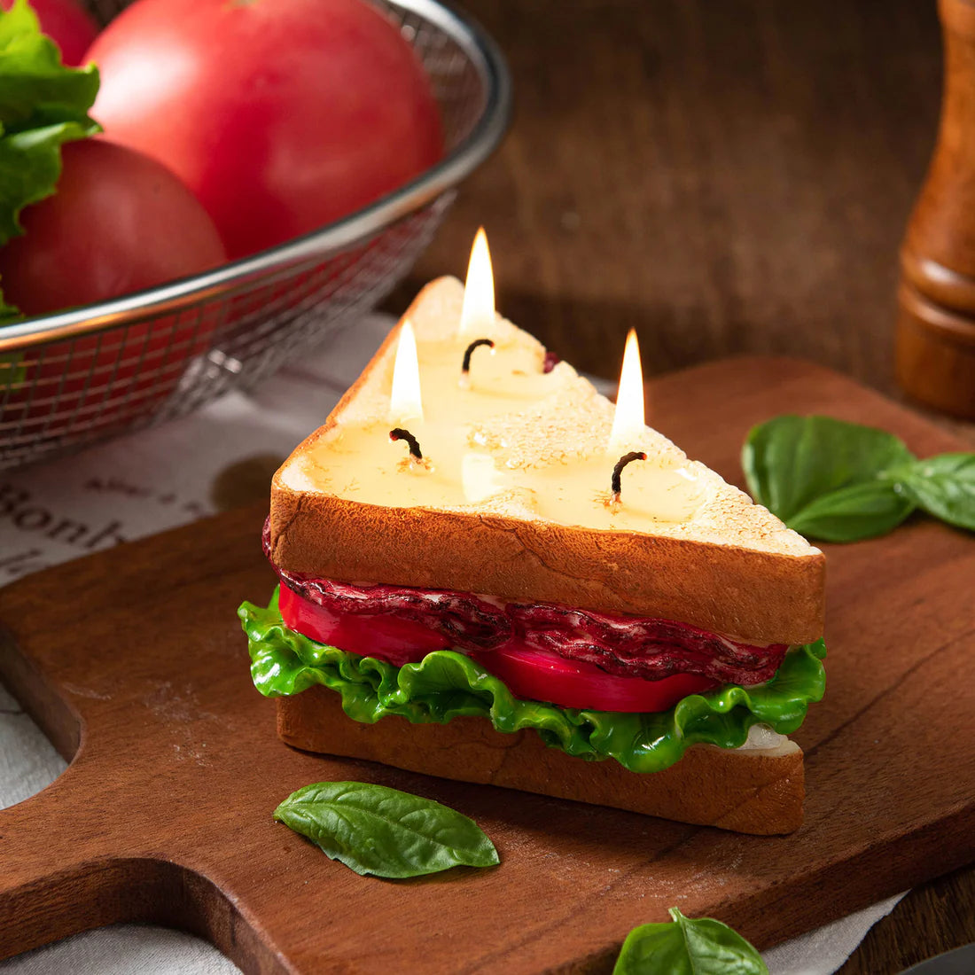 Bacon Lettuce Tomato Sandwich Candle