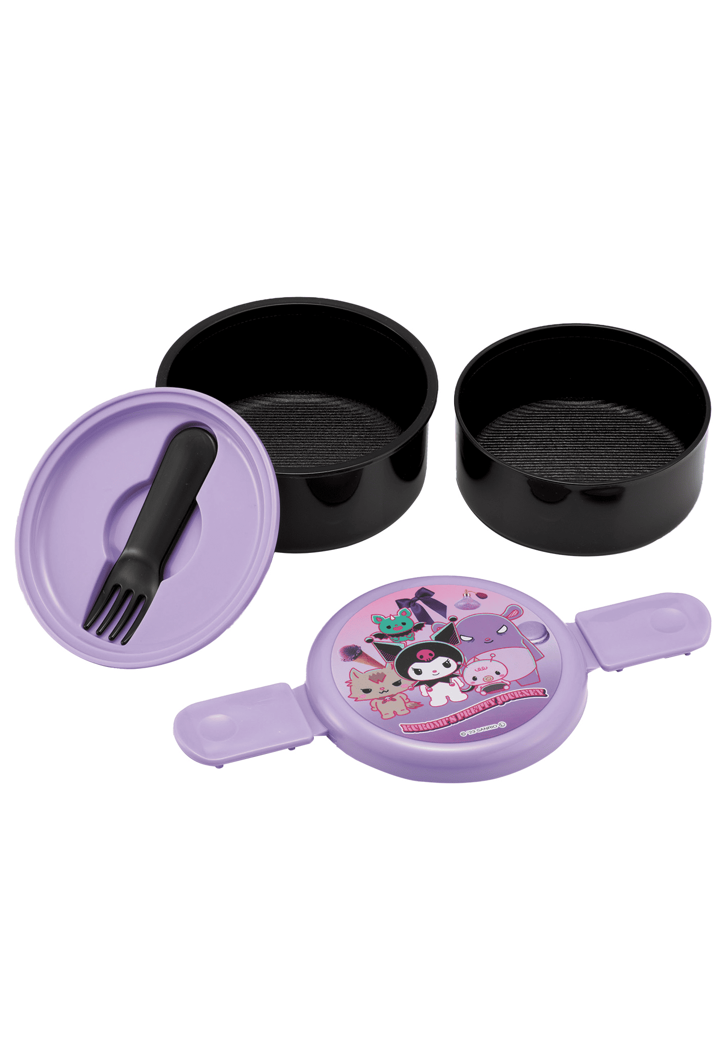 Kuromi Round Bento Lunch Box(Kuromi’s Pretty Journey)