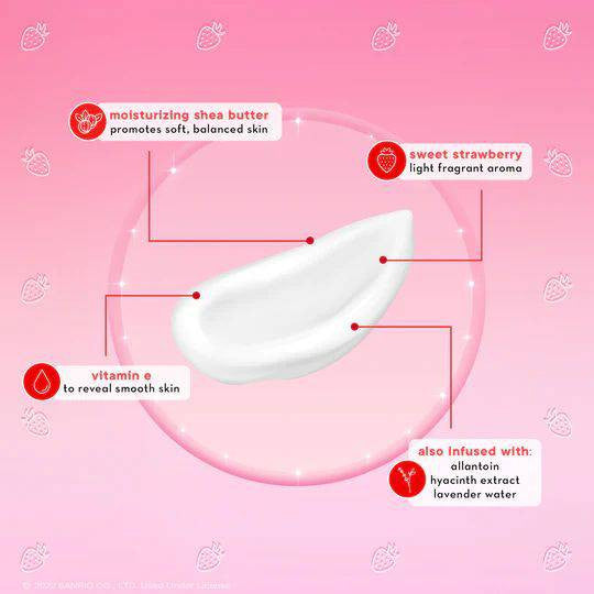 [The Crème Shop] Hello Kitty Moisturizing Hand Cream - Strawberry