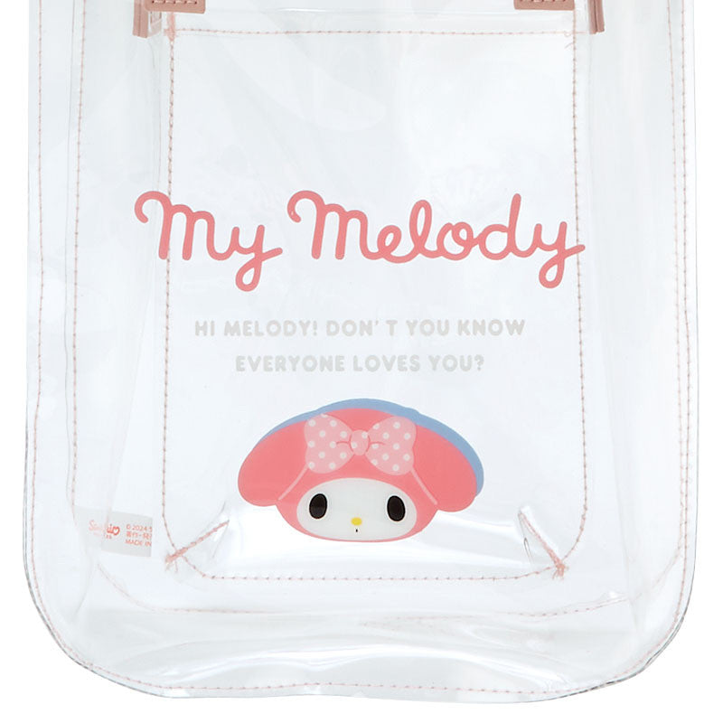 Clear Handbag with Shoulder Strap My Melody Sanrio