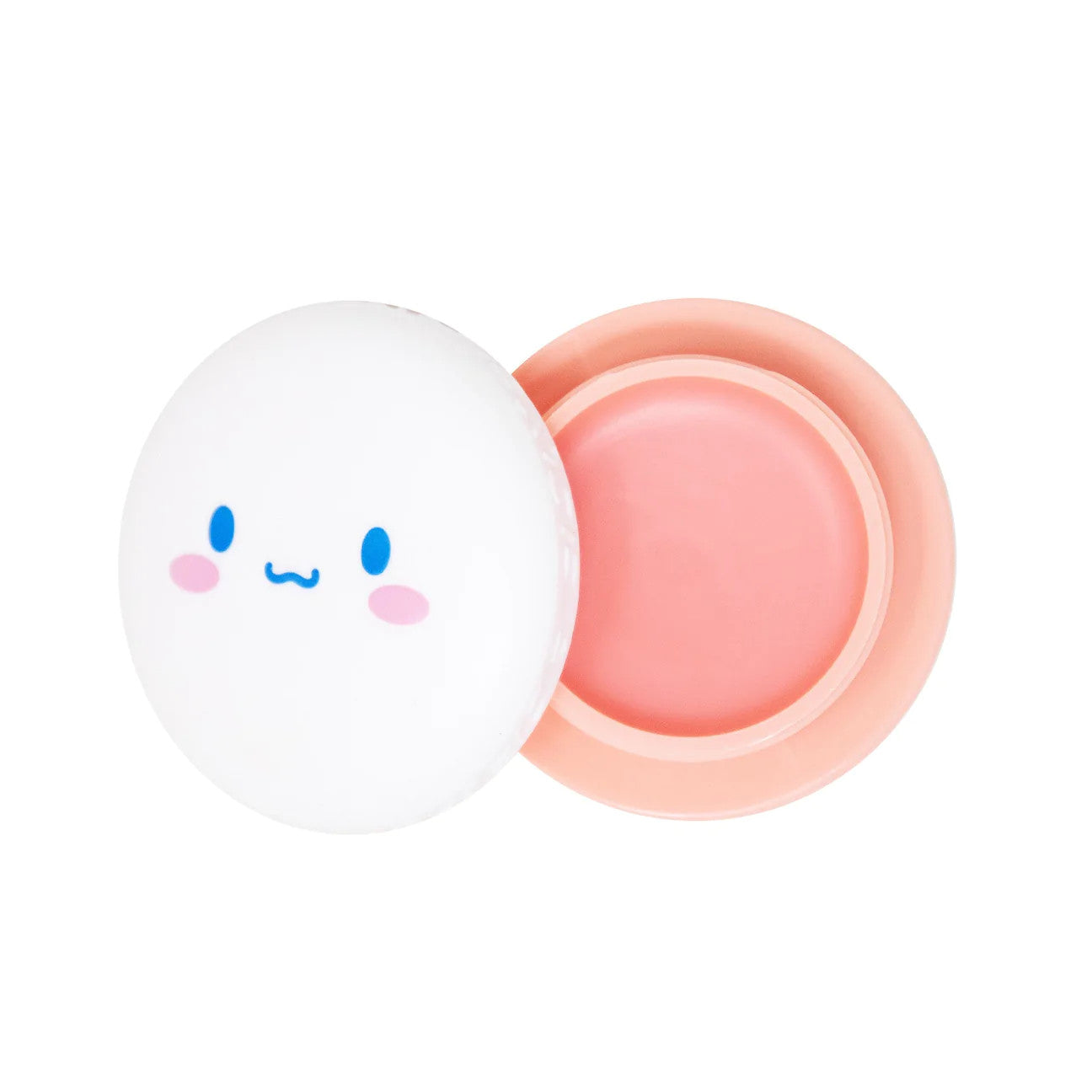 [The Crème Shop] Cinnamorroll | Macaron Lip Balm (Peach Mousse)