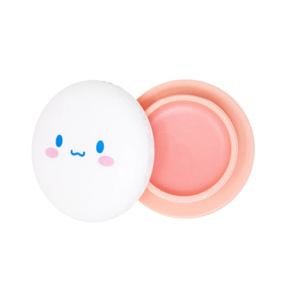 [The Crème Shop] Cinnamorroll | Macaron Lip Balm (Peach Mousse)