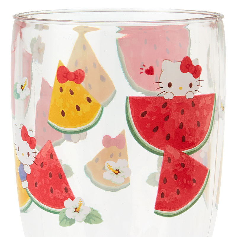 Sanrio Drinking Glass Hello Kitty