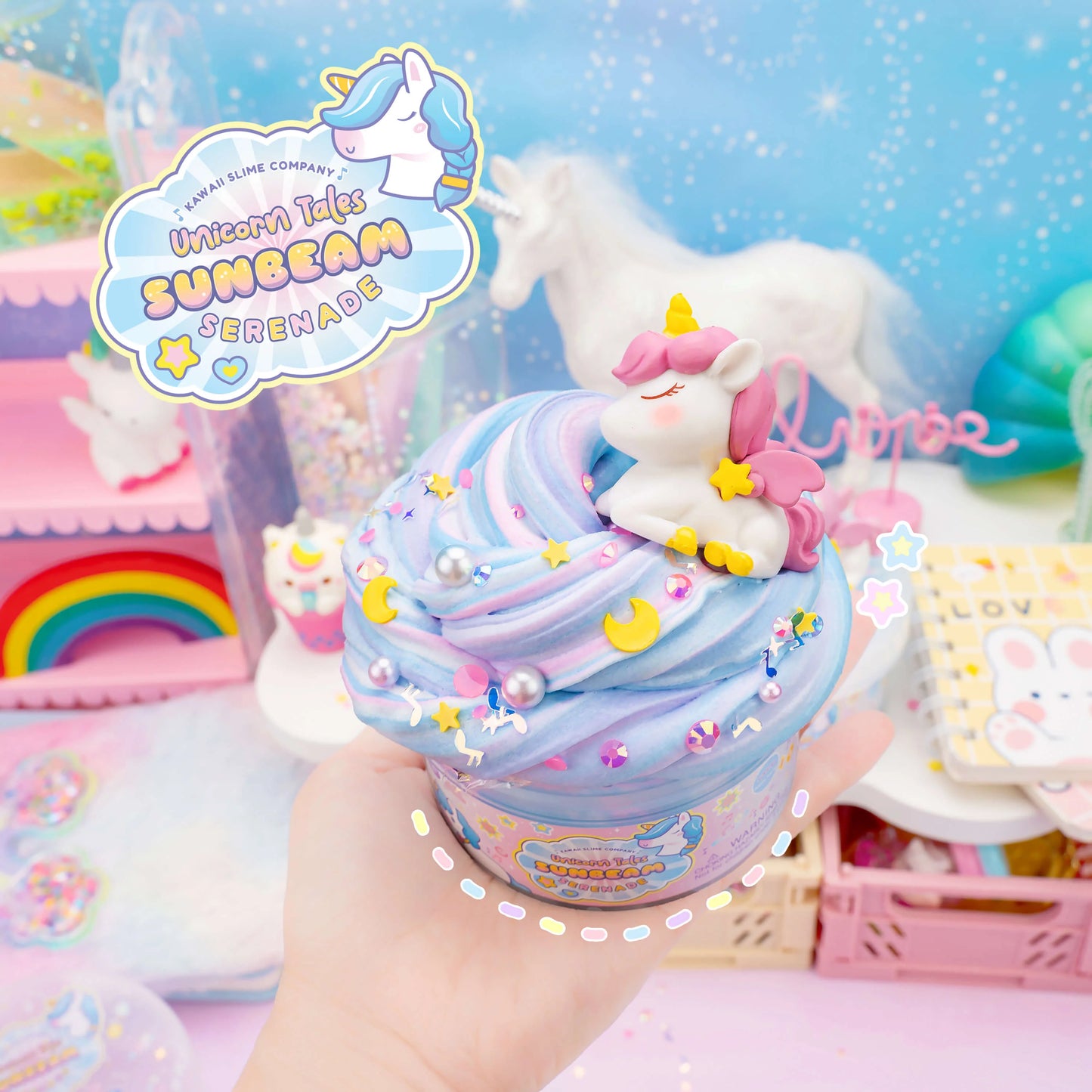 Unicorn Tales Sunbeam Serenade Butter Signature Dome™ Slime