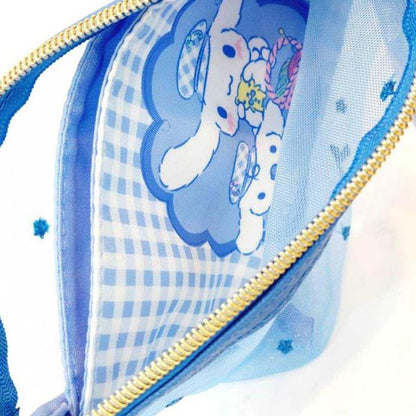 Cinnamoroll & Milk Gingham Hat Mesh Pouch