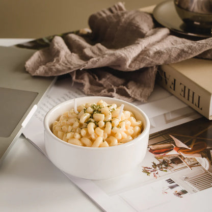 Macaroni & Cheese Pasta Candle