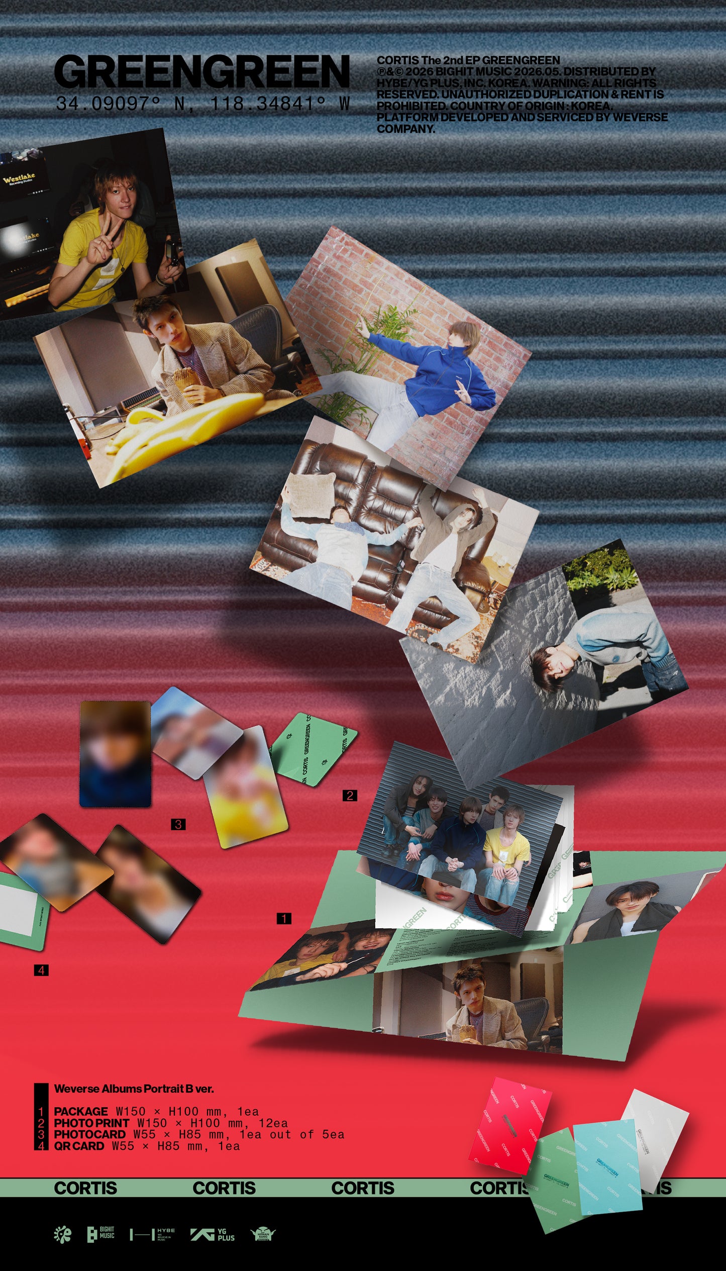 [CORTIS] GREENGREEN (Weverse Albums ver.)