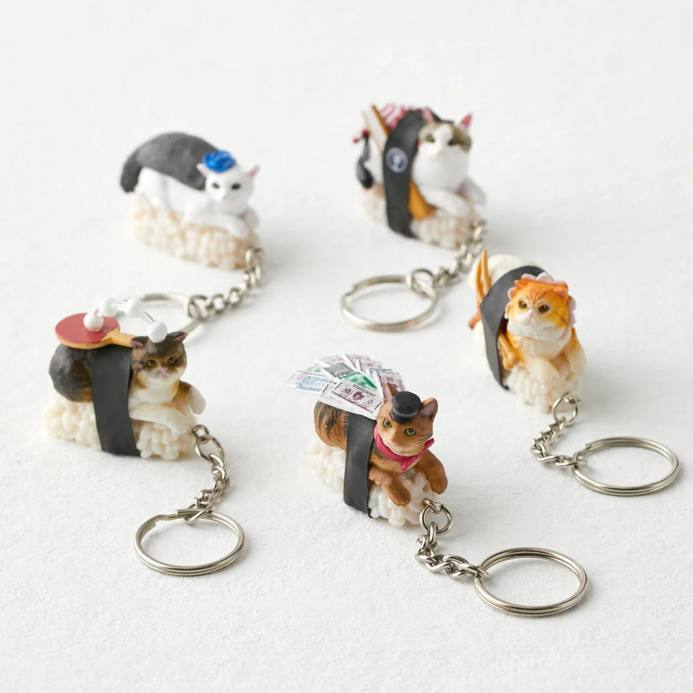 Sushi Cat (Nekozushi) Keyring Blind Box Version 2