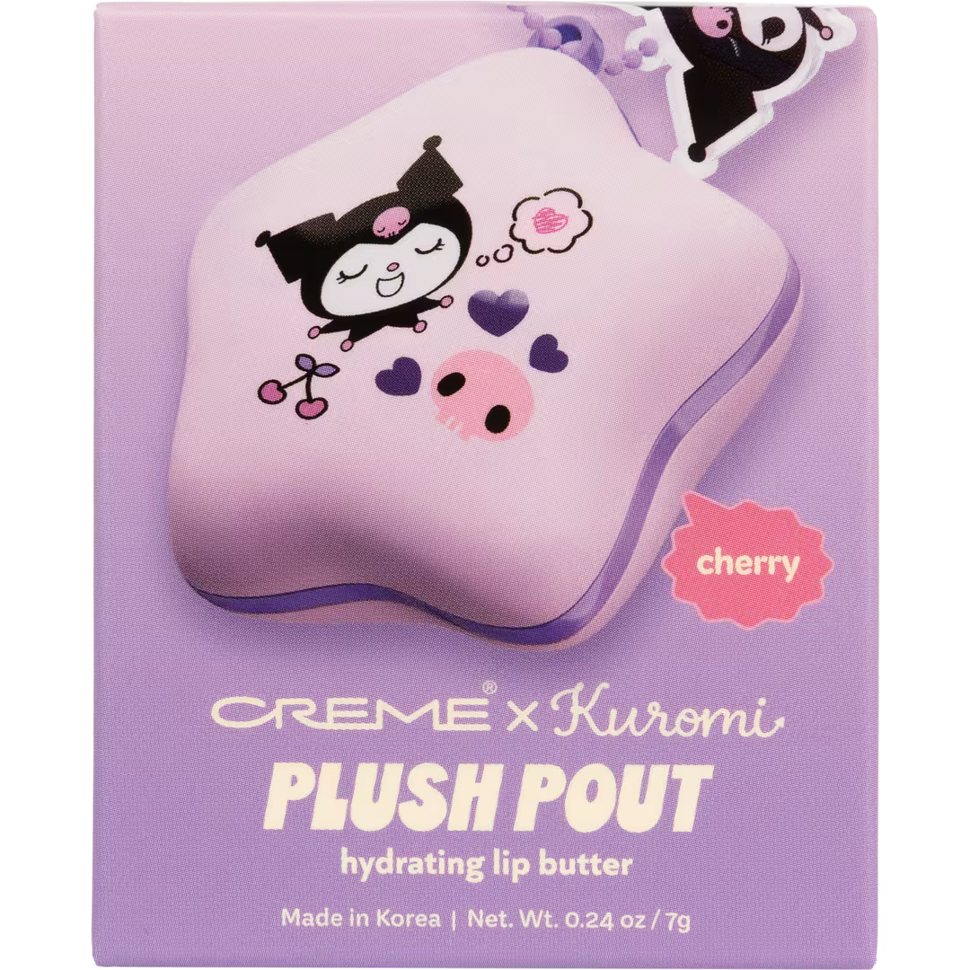[The Crème Shop] Kuromi | Plush Pout Lip Butter (Cherry)