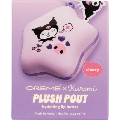 [The Crème Shop] Kuromi | Plush Pout Lip Butter (Cherry)