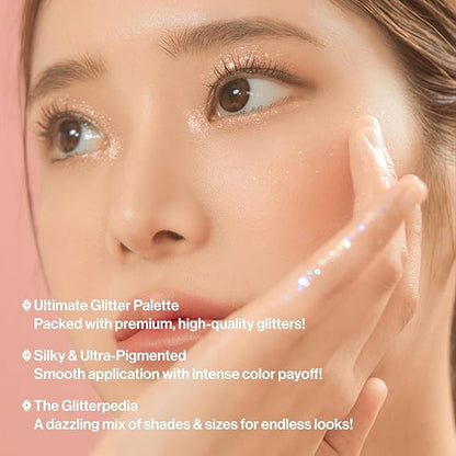 [Unleashia] Glitterpedia Eyeshadow Palette (03 All of Coralpink)