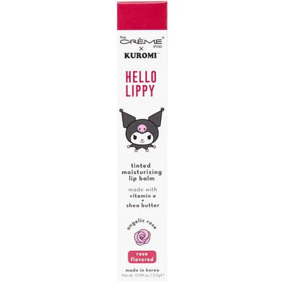 [The Crème Shop] Kuromi | Hello Lippy Moisturizing Tinted Lip Balm (Angelic Rose)