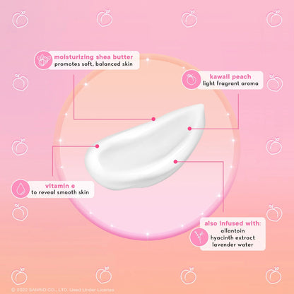 [The Crème Shop] Hello Kitty Moisturizing Hand Cream - Kawaii Peach