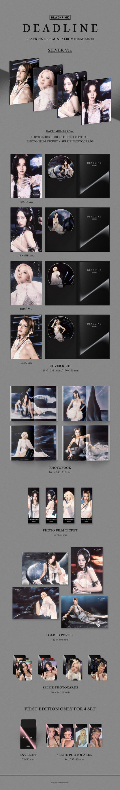 [BLACKPINK] DEADLINE (SILVER Ver.)