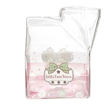 Sanrio Milk Carton Shaped Cup - Little Twin Stars