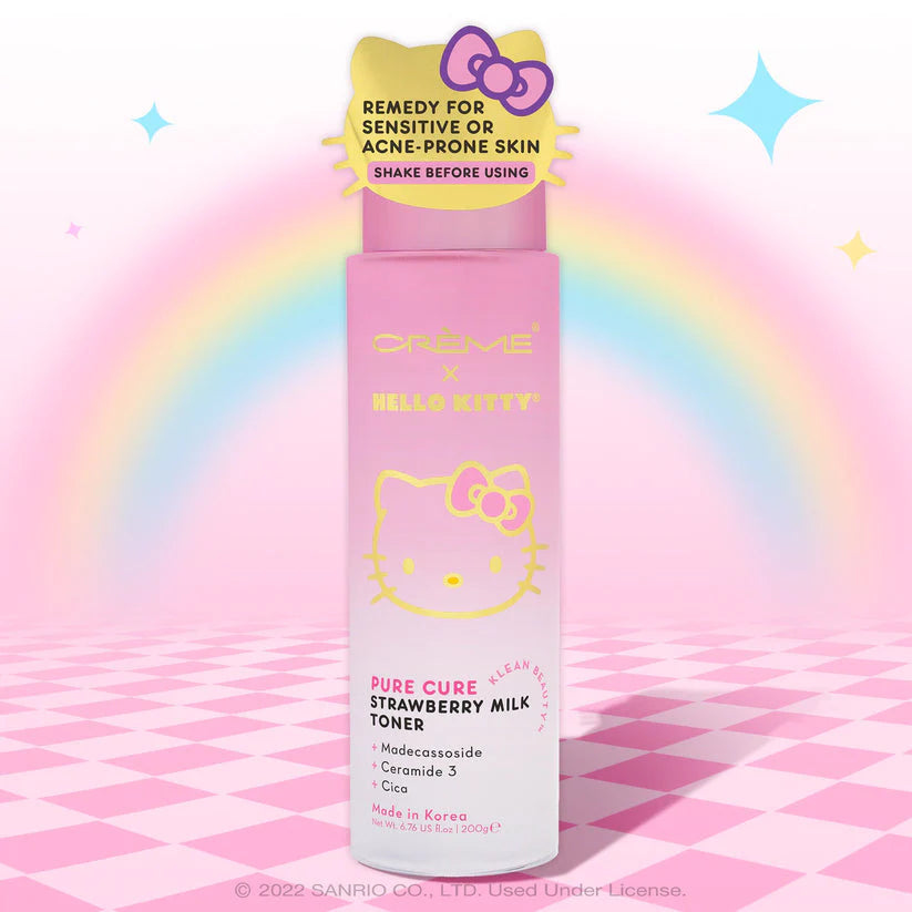 [The Crème Shop] Hello Kitty | Pure Cure Strawberry Milk Toner