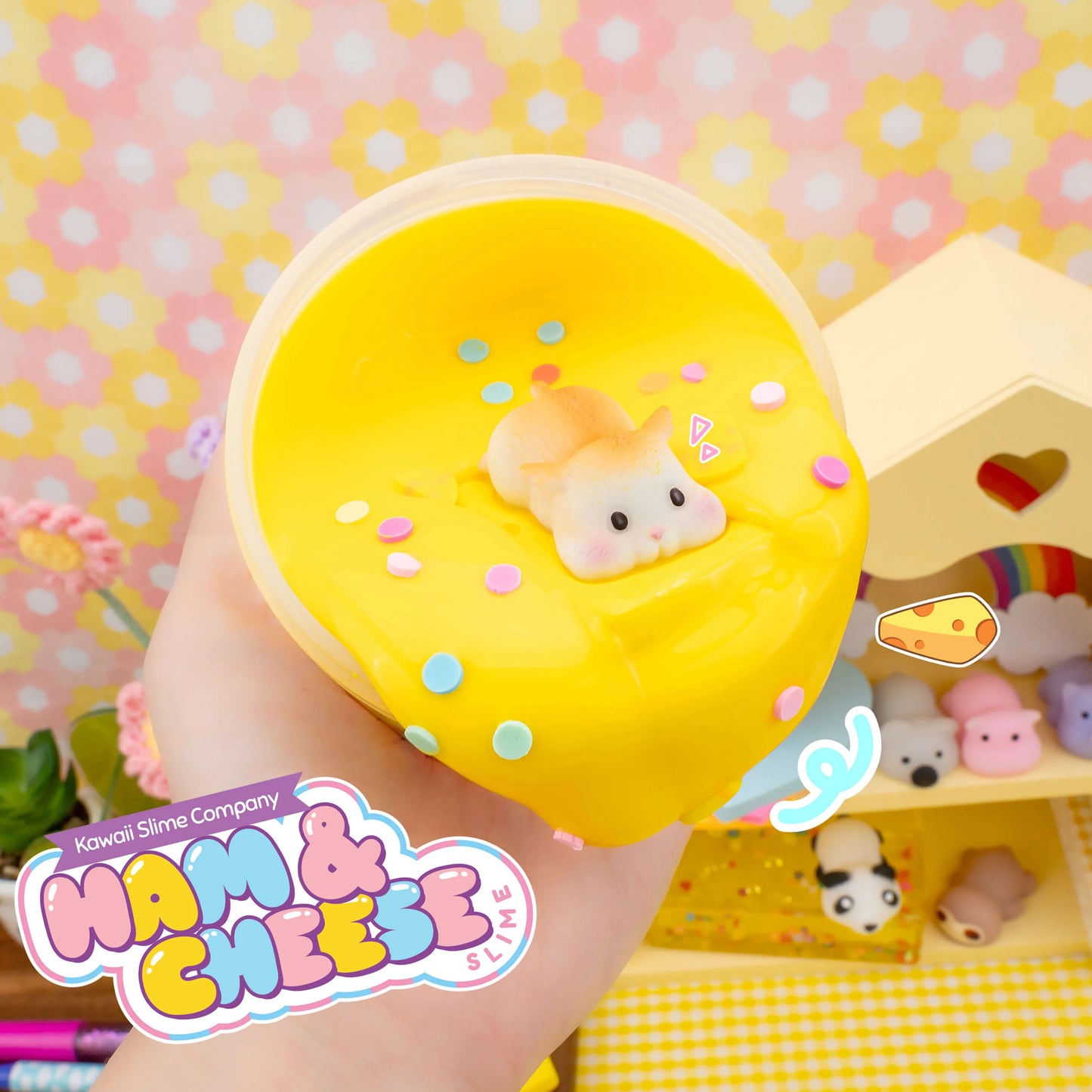 Ham & Cheese Glossy Signature Dome™ Slime