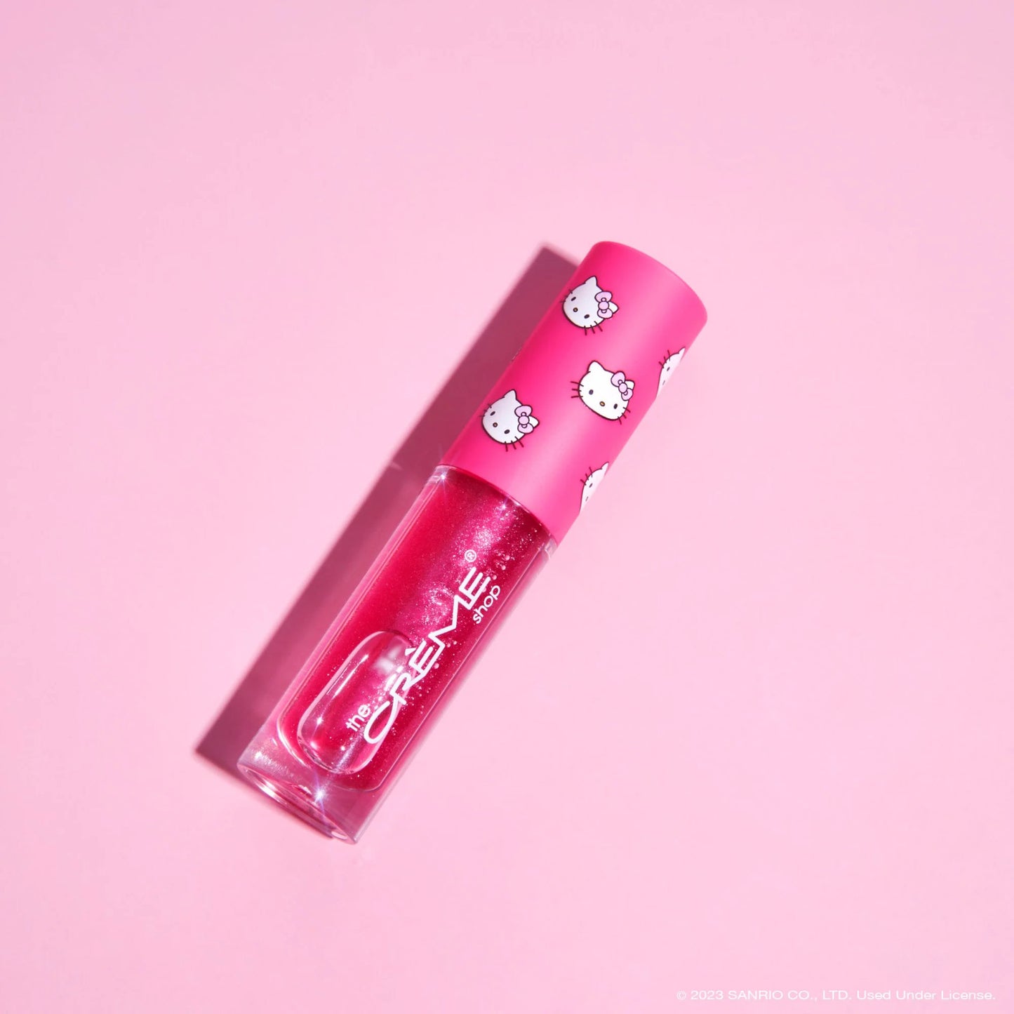 [The Crème Shop] Hello Kitty | Kawaii Kiss Shimmer Lip Oil - BERRY GUMMY