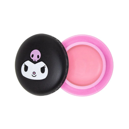 [The Crème Shop] Kuromi | Macaron Lip Balm (Raspberry Cream Puff)