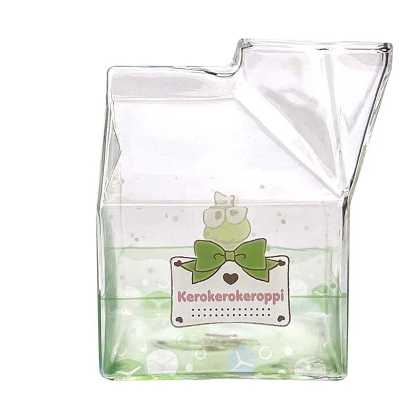 Sanrio Milk Carton Shaped Cup - Keroppi