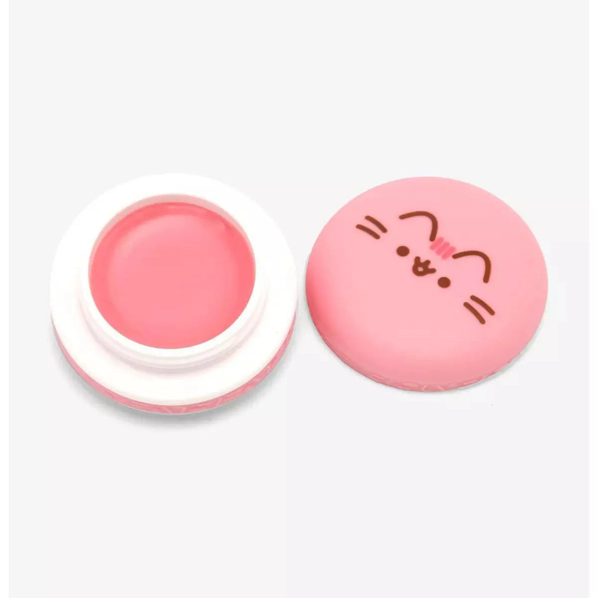 [The Crème Shop] Pusheen | Moisture Remedy Macaron Lip Balm (Strawberry Dream)
