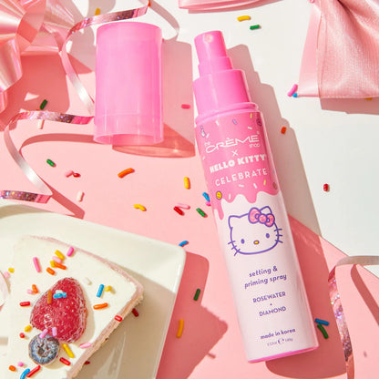 [The Crème Shop] Hello Kitty | Setting & Priming Spray (Rose Water + Diamond)